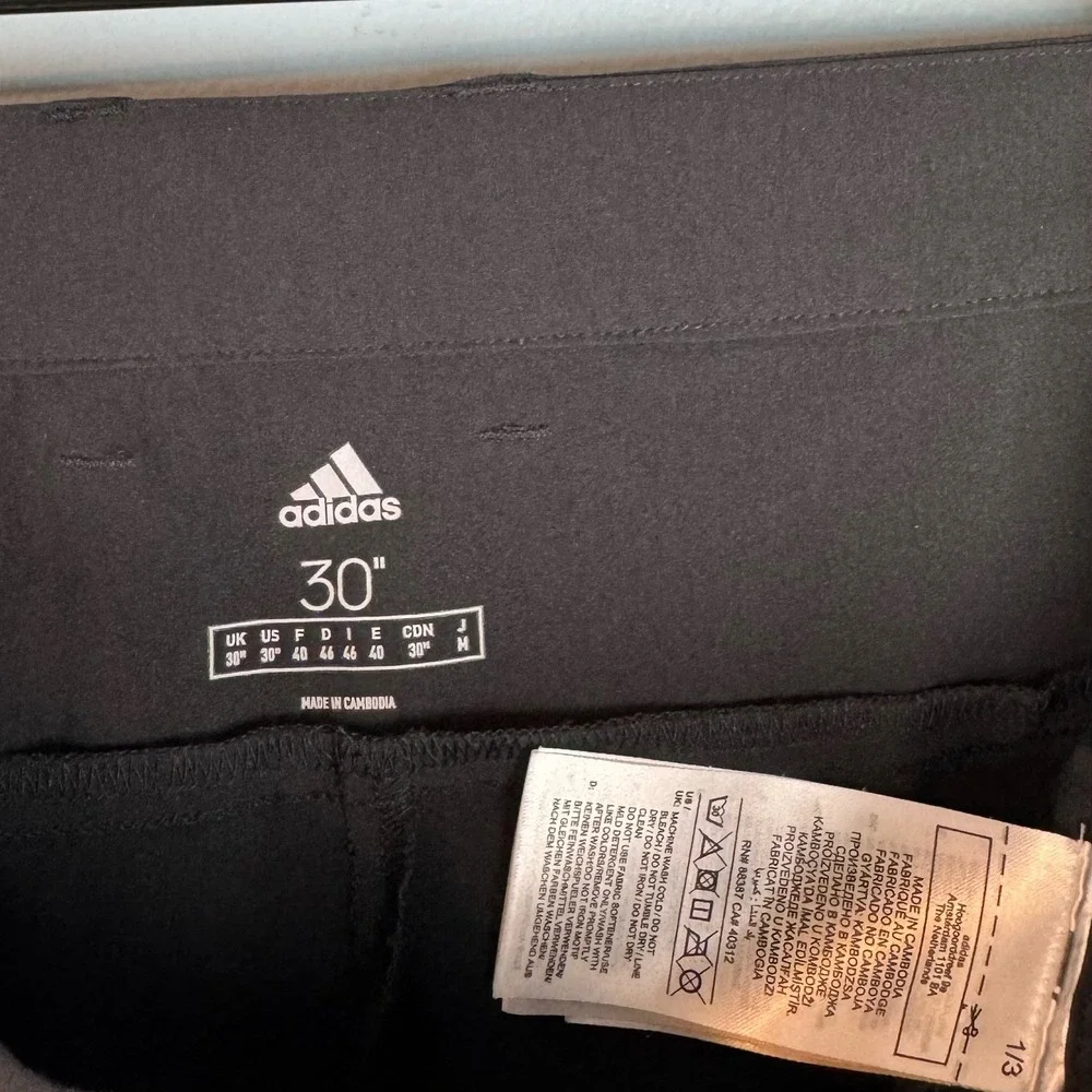 Adidas‎ Terrex Mens 30x28 Black Hiking Trekking Outdoor Technical Nylon Pants